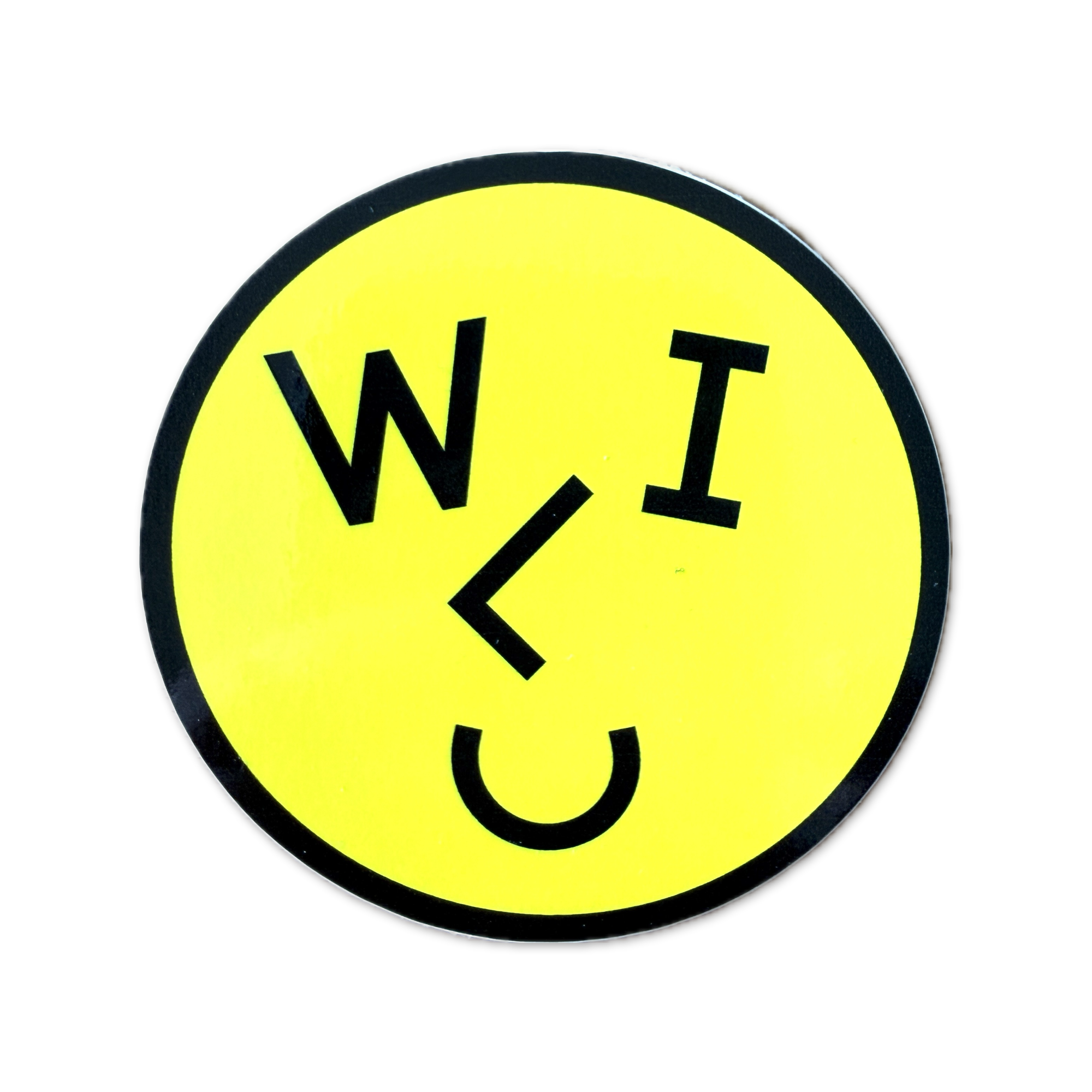 Wilco Smiley Face Sticker
