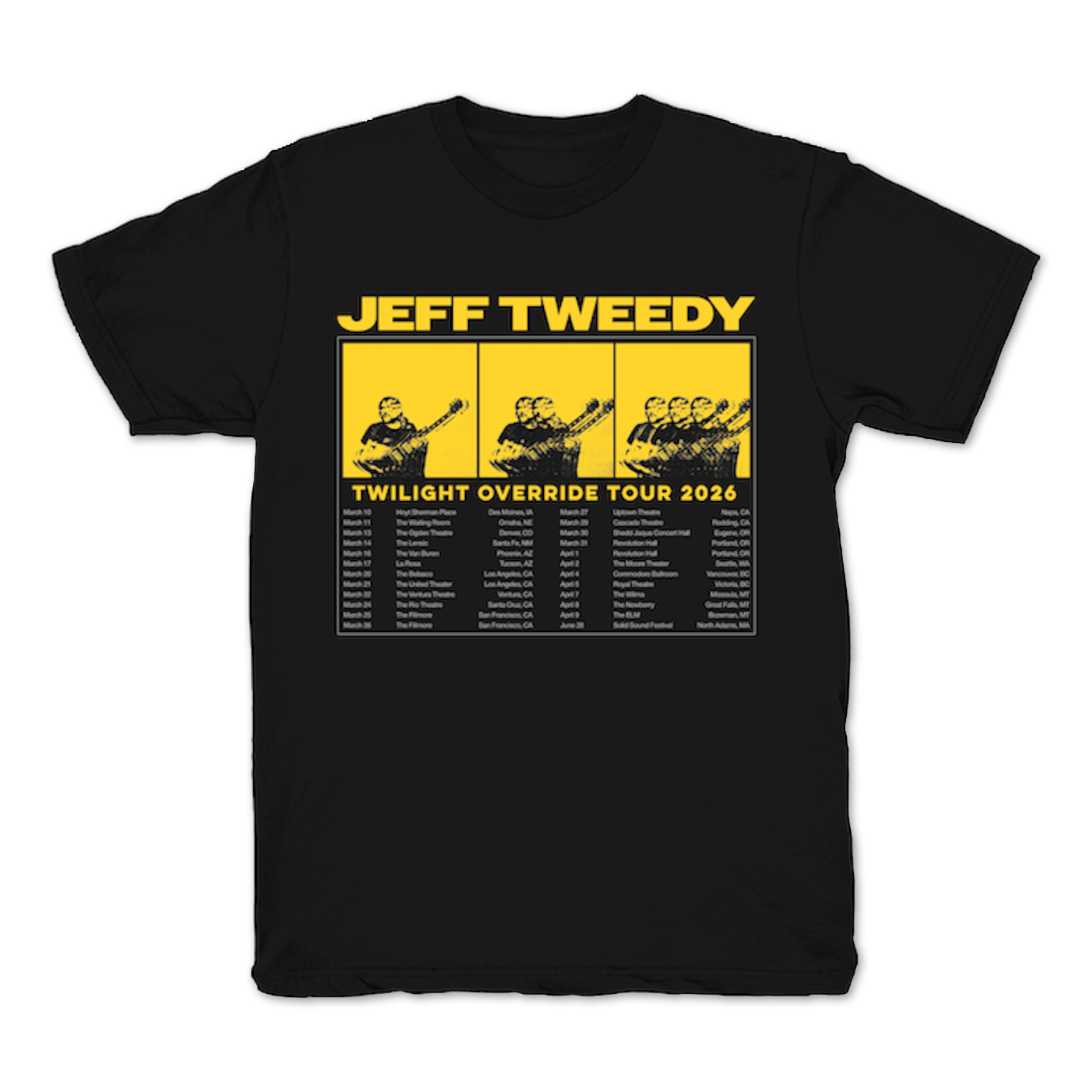 Twilight Override March - April 2026 Tour T-shirt