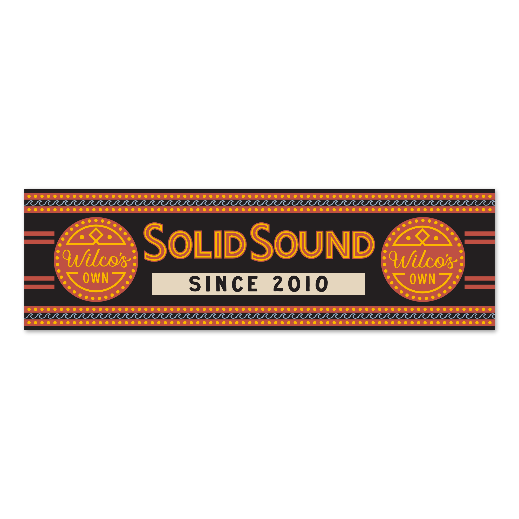 Solid Sound Festival Marquee Bumper Sticker