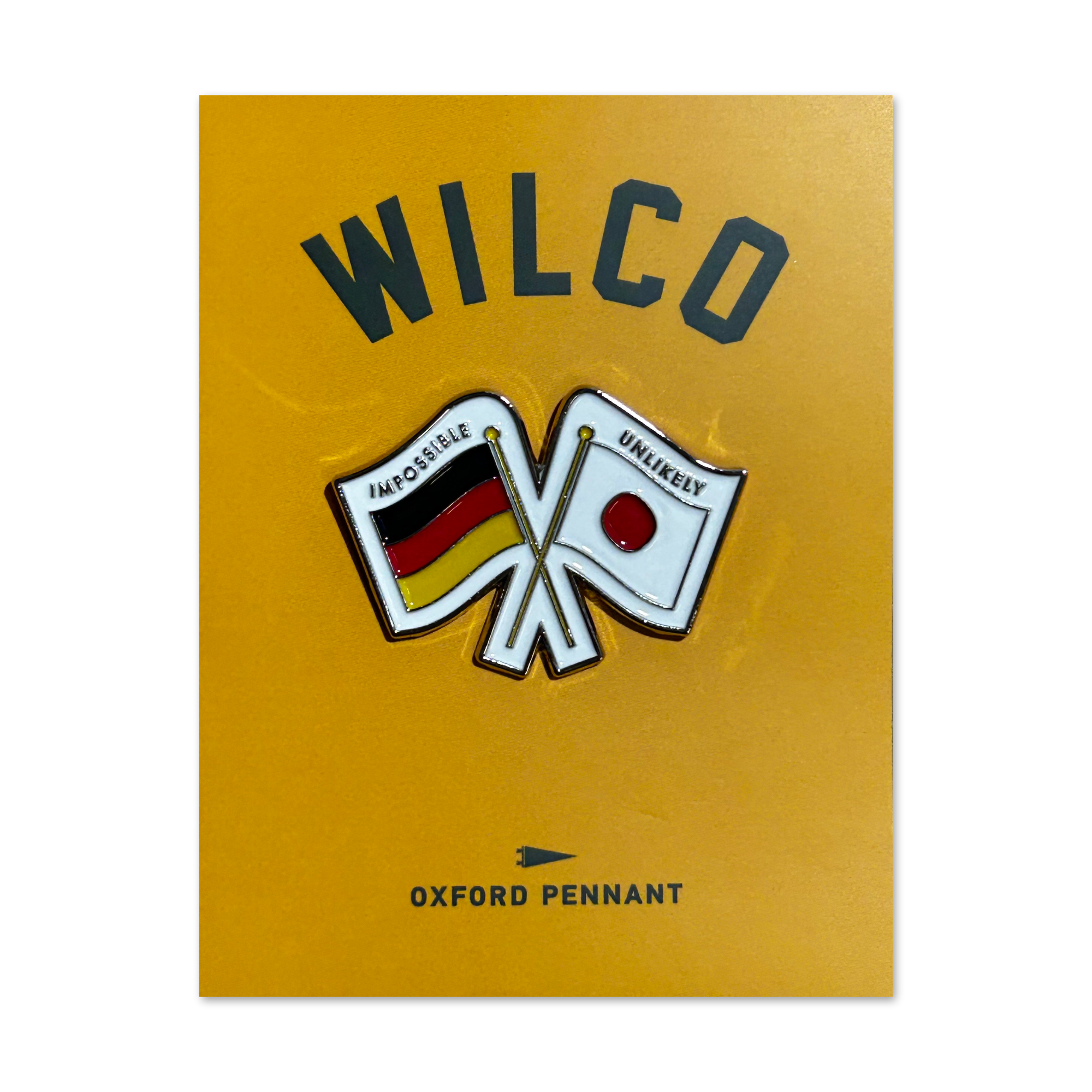 Germany / Japan Flags Enamel Pin