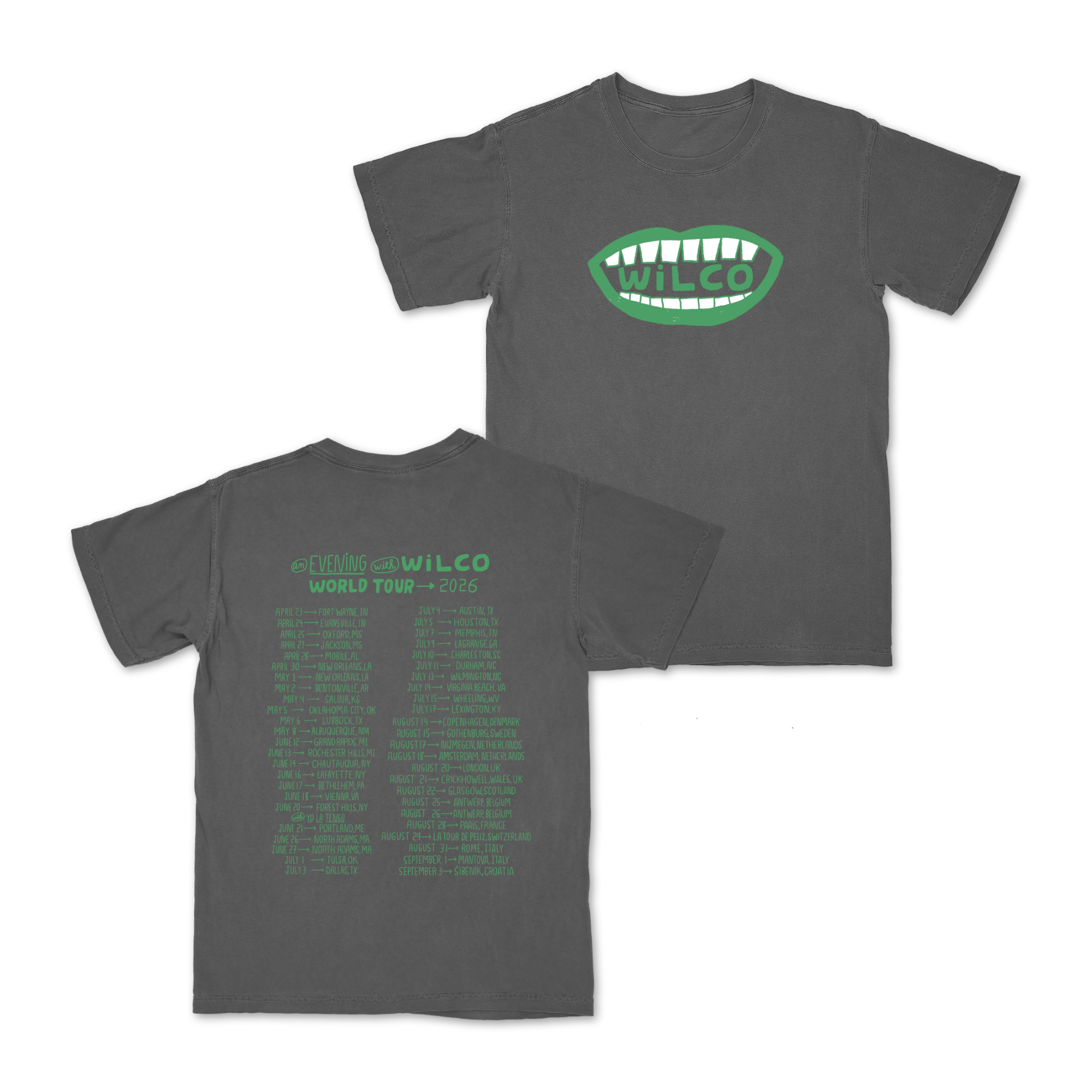 Funny Smile 2026 Tour T-shirt