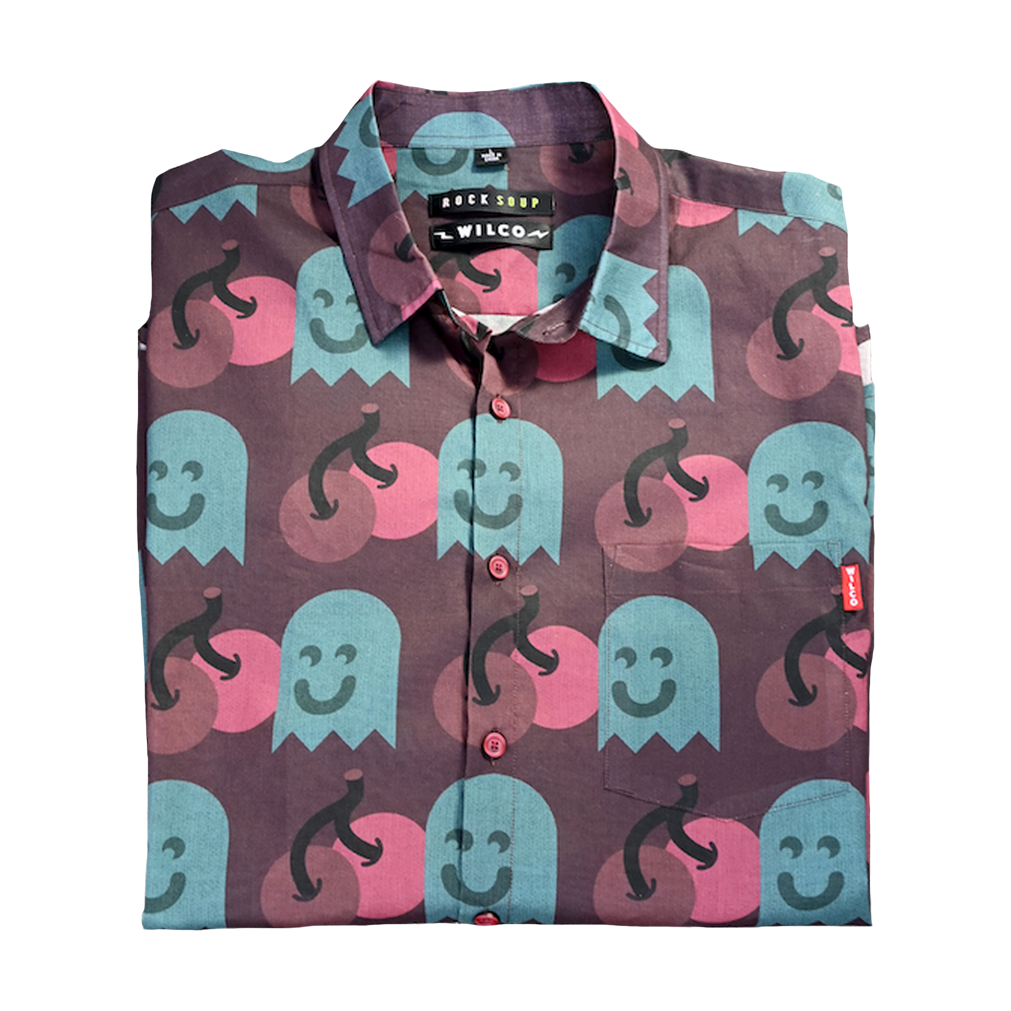Wilco x ROCK|SOUP Cherry Ghost LIGHTWEIGHT PJ Top