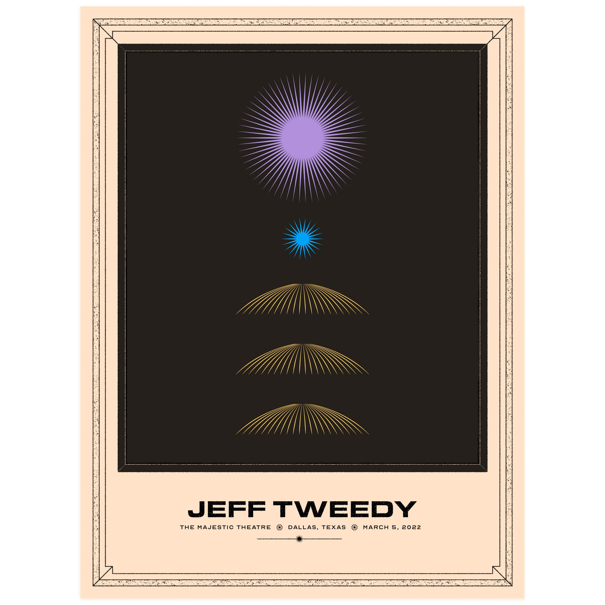 Majestic Theatre [3-5-22 Dallas, TX] Fireworks Poster