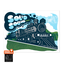 Load image into Gallery viewer, Solid Sound Festival 2022 Train Poster + Digital Download
