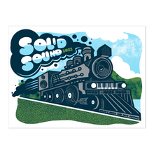 Load image into Gallery viewer, Solid Sound Festival 2022 Train Poster + Digital Download
